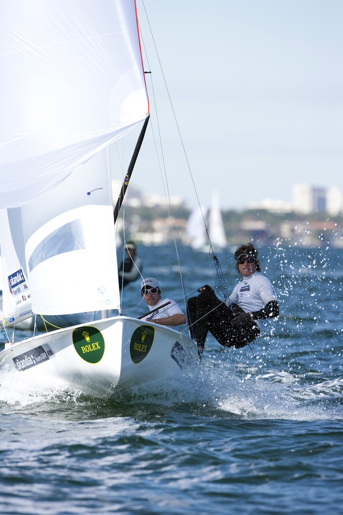 GBR Luke Patience and Stuart Bithell, 470. - Rolex Miami OCR January 2010 ©  Richard Langdon http://www.oceanimages.co.uk
