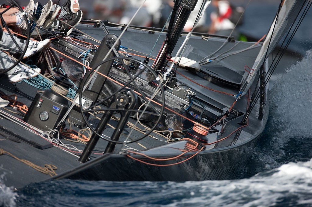 RC44’s preparing for the RC 44 Gold Cup, Puerto Calero  © BMW Oracle Racing Photo Gilles Martin-Raget http://www.bmworacleracing.com