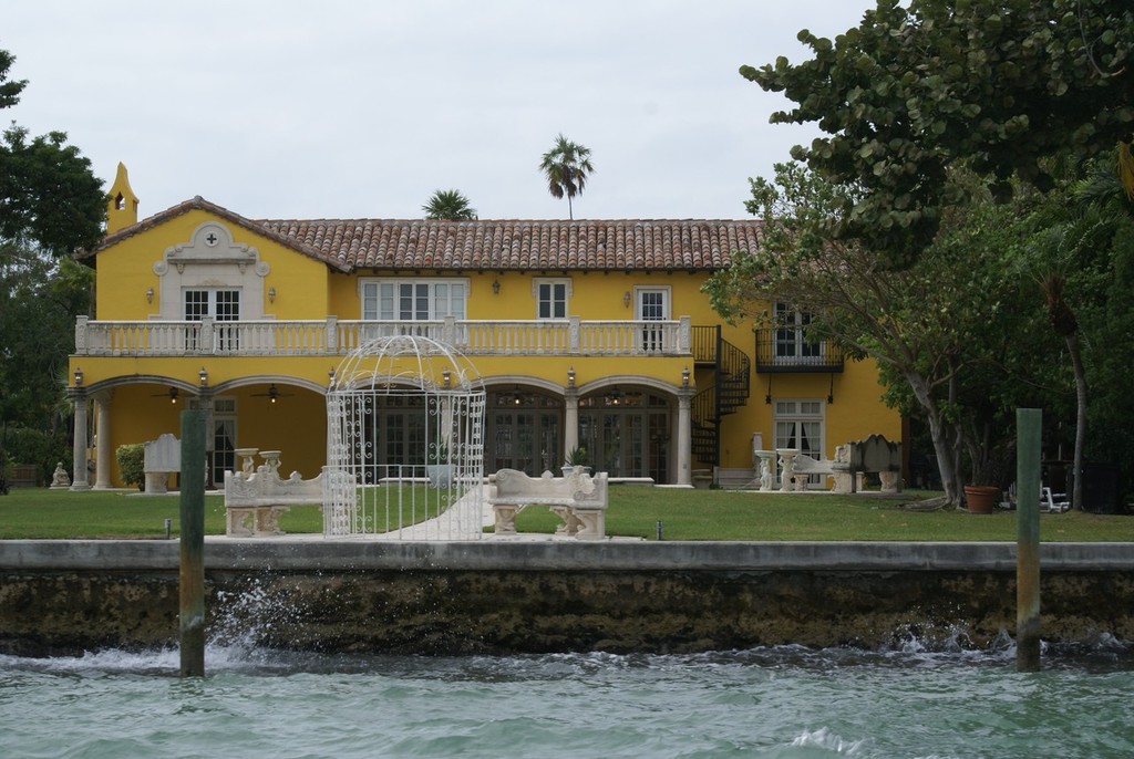 Star Island, and this waterfront mansion was once the home of gangland lord Al &rsquo;Scarface&rsquo; Capone. It was on the market recently for a mere USD$16.5 million. photo copyright Bob Wonders taken at  and featuring the  class