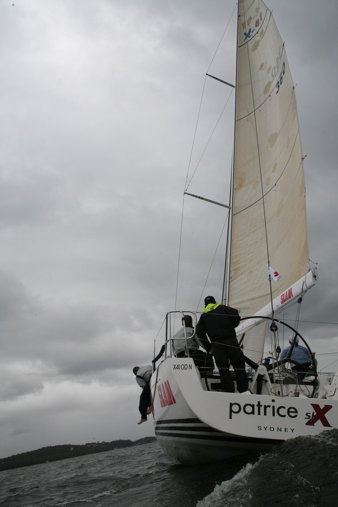 Patrice Six had a fun day.. - Sail Port Stephens © Anthony Kelly
