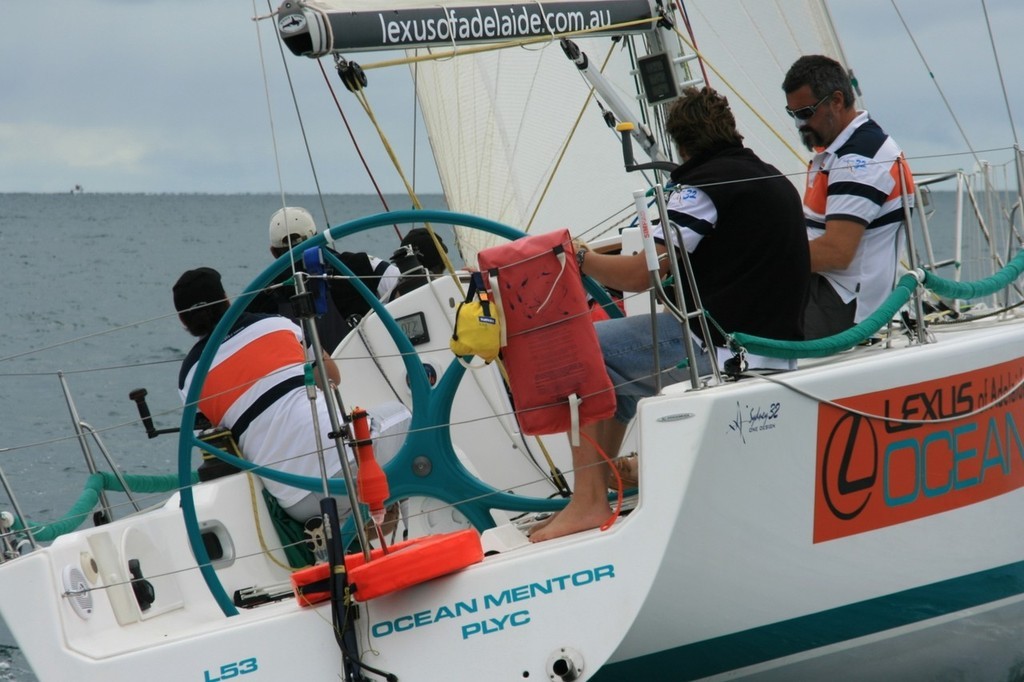 Ocean Mentor one of the five Sydney 32s in the competition was the victor - Adelaide to Pt Lincoln Blue Water Classic and Lincoln Week © Maggie Joyce - Mariner Boating Holidays http://www.marinerboating.com.au