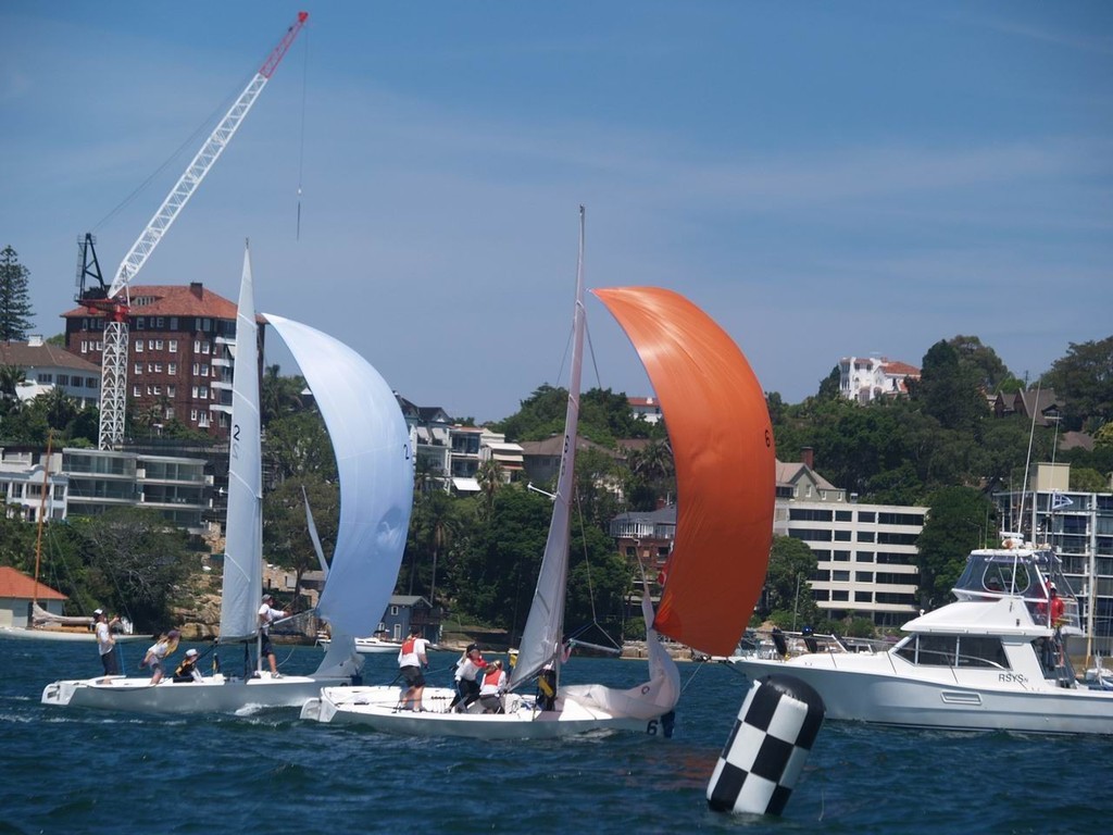 Nicky Souter beats Peter Nicholas by a narrow margin - Hardy Cup 2009 photo copyright Aline Van Haren  taken at  and featuring the  class