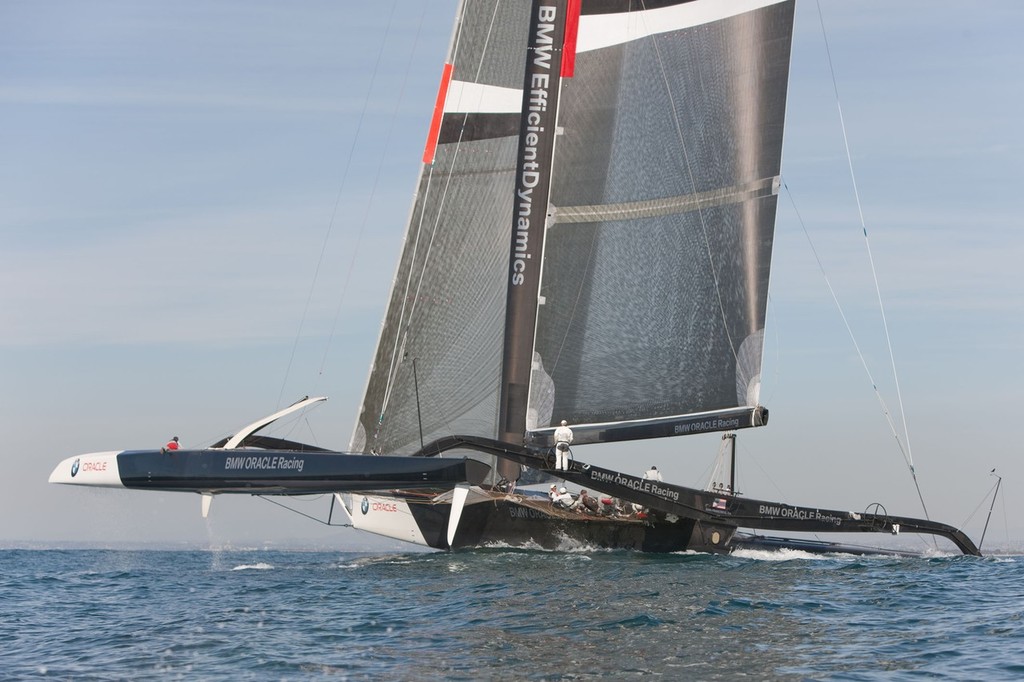 33rd America’s Cup - BMW ORACLE Racing - BOR 90 October 09 version trials © BMW Oracle Racing Photo Gilles Martin-Raget http://www.bmworacleracing.com