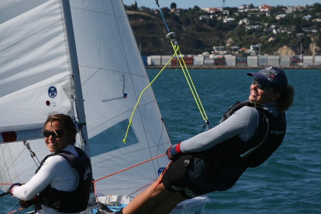 Maloney / Barbarich-Bacher happy after claiming 1st female and youth - VW Print 420 NZ Championships © Lyle Tresadern