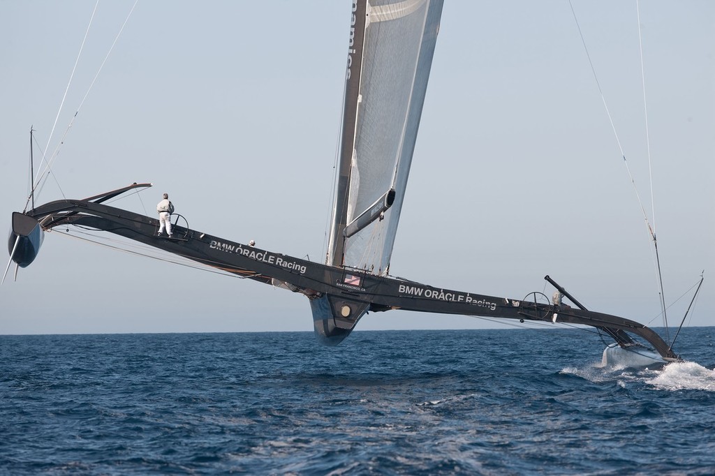 33rd America’s Cup - BMW ORACLE Racing - BOR 90 trials © BMW Oracle Racing Photo Gilles Martin-Raget http://www.bmworacleracing.com