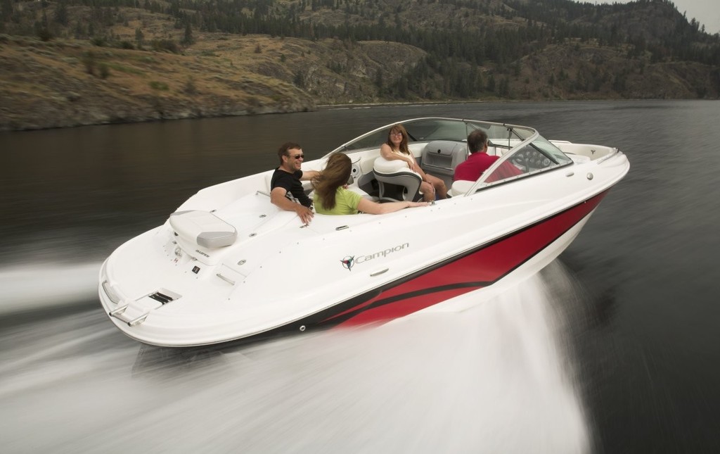 The world&rsquo;s first bio boat, Campion Boats&rsquo; Allante 645i bowrider goes through its paces. photo copyright Campion Boats taken at  and featuring the  class