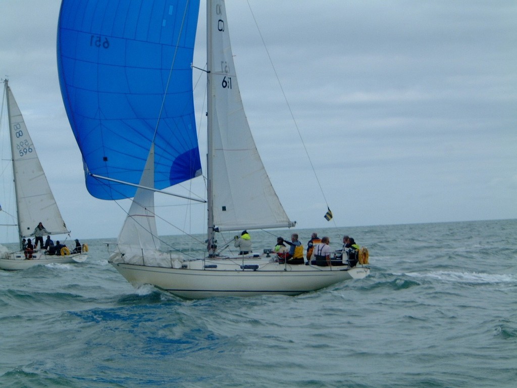 Drumbeat’s owner flys over from America to race. - Contessa 32 Nationals at Hayling Island Sailing Club © Keith Feltham