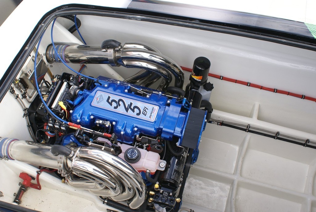 Dual 525 horsepower engines, courtesy of MerCruiser, will have Global Racing 'humming.' - Redcliffe 100 photo copyright Bob Wonders taken at  and featuring the  class