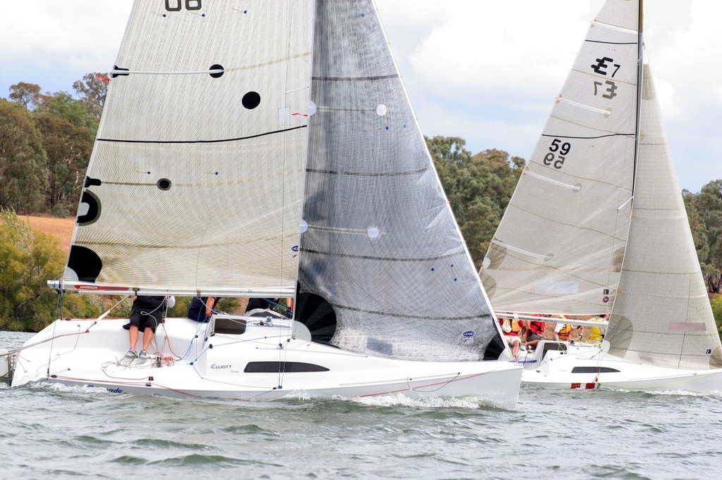 Mike Green's Evergreen Elliott 7 - Results Consulting City of Canberra Regatta photo copyright Matthew Owen taken at  and featuring the  class