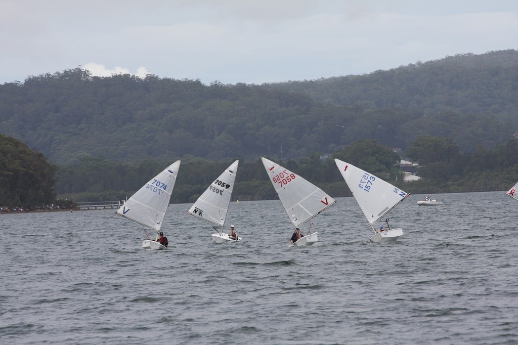 Seniors in action during the 46th Australian Sabot Championships. - Australian Sabot Championships © Peter McIntosh