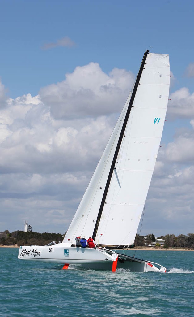 Off and flying - literally. - APC Logistics 2009 Trailable Multihull National Championships &copy;  John Curnow