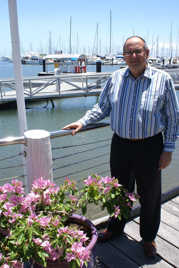Haydyn Johns, general manager of the Royal Queensland Yacht Squadron. - RQYS photo copyright Bob Wonders taken at  and featuring the  class