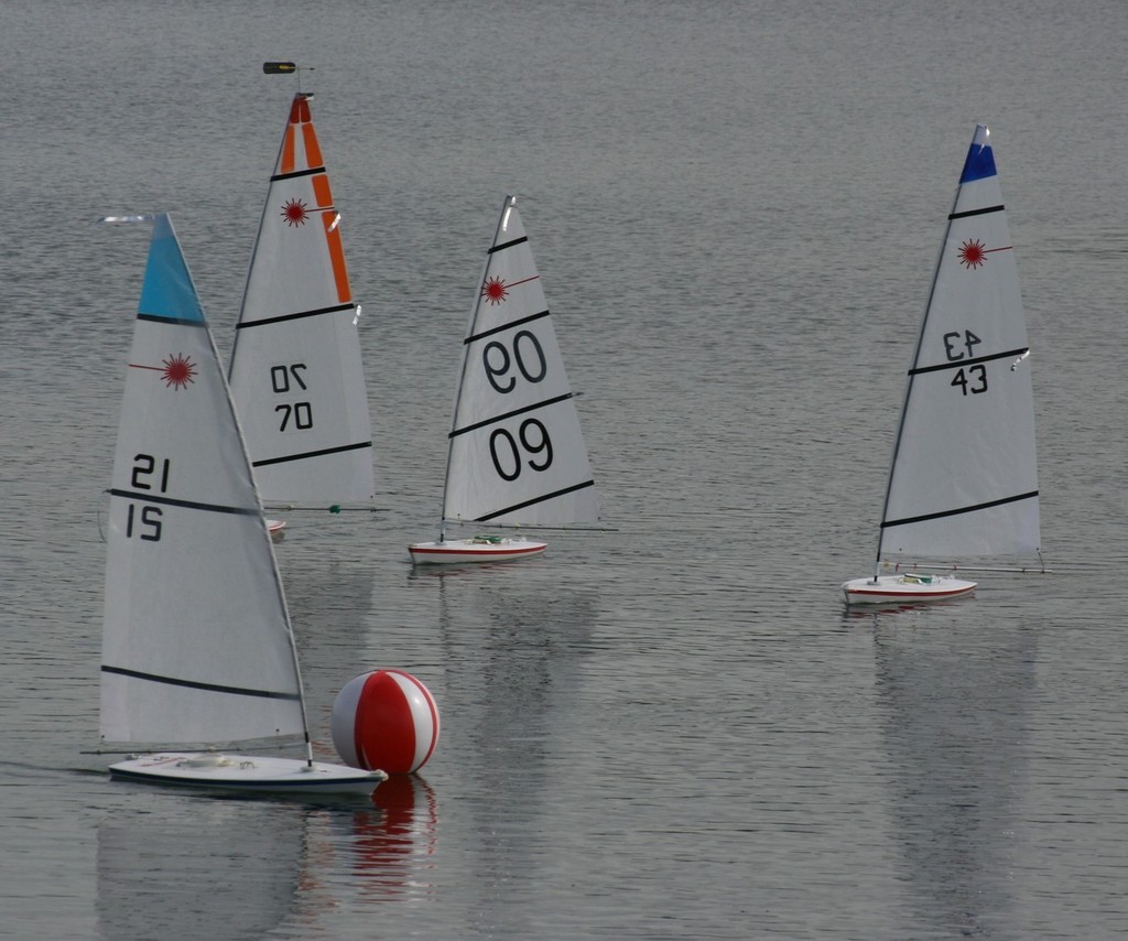 Light conditions early in the day - 2009 RC Laser NSW State Championship photo copyright Cliff Bromiley taken at  and featuring the  class