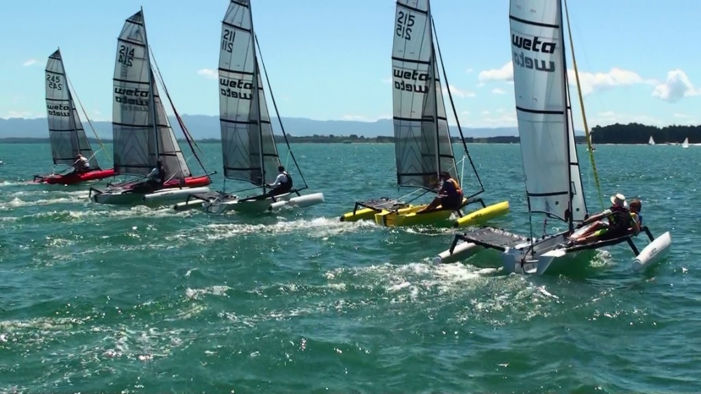 A clean start to race 6 - 2008 Weta National Championships  © Chris Kitchen