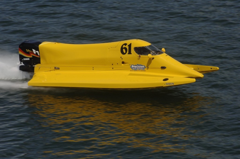 Shane Vella proved the hard man to catch at the Penrith round of the Formula 1 Superboats, taking three wins from three starts. - Formula 1 © SW