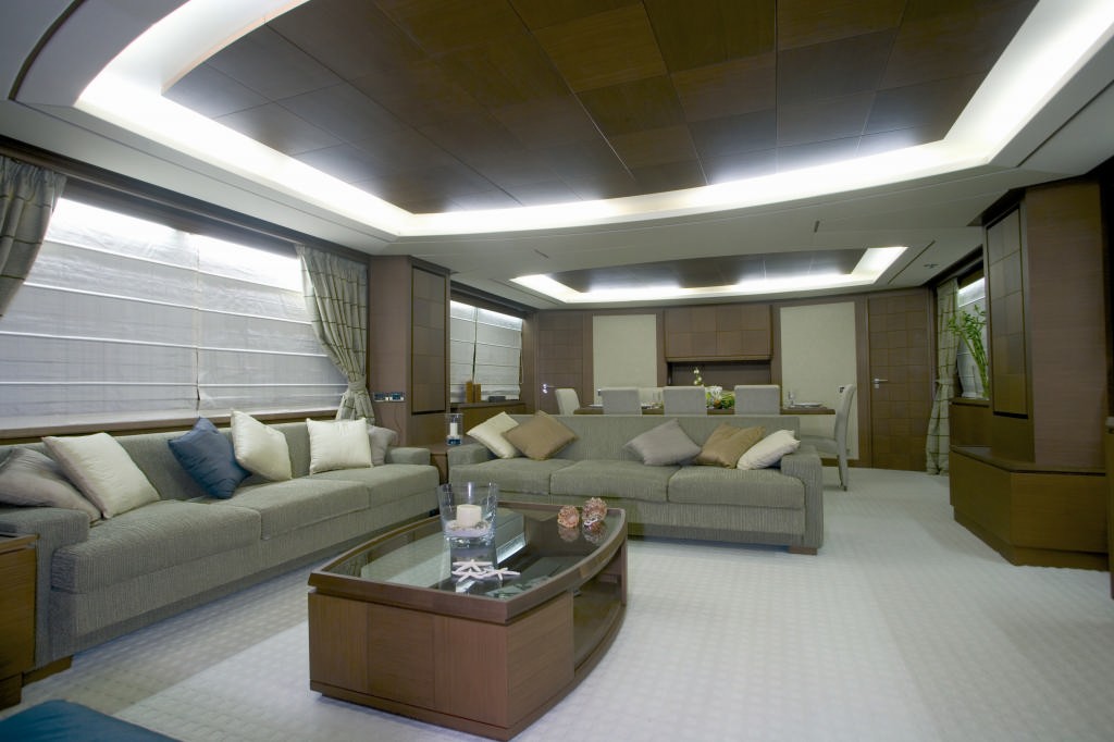 Saloon photo copyright Atlantic Motor Yachts Michael Boon http://www.atlanticmotoryachts.com.au taken at  and featuring the  class