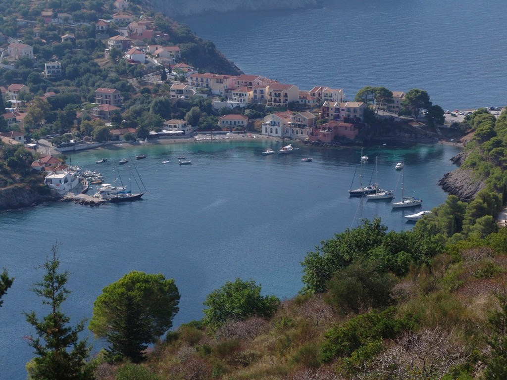 Assos from the Castle Cephalonia. © Ian & Andrea Treleaven