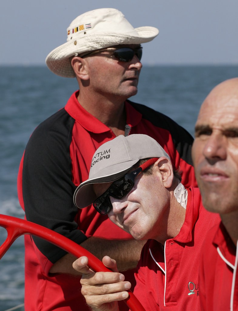 Ray Roberts, and Grimesey looking for the breeze. Quantum Racing,   Phuket King’s Cup 2007 © Guy Nowell http://www.guynowell.com