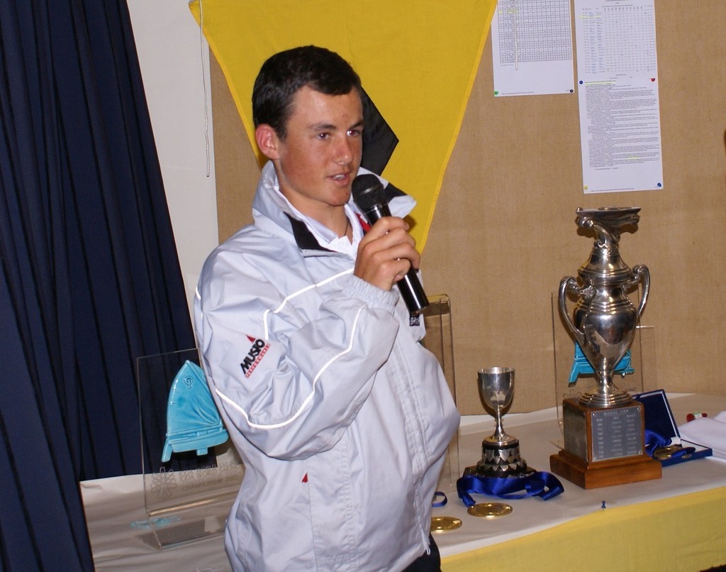 World Optimist Champion, Chris Steele, the Welcome Home held at Wakatere BC © Richard Gladwell www.photosport.co.nz