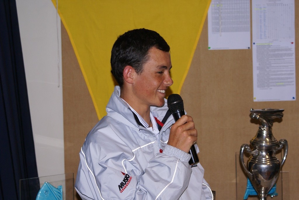 World Optimist Champion, Chris Steele, the Welcome Home held at Wakatere BC © Richard Gladwell www.photosport.co.nz