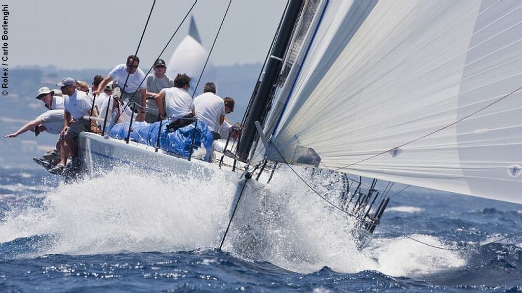 Giraglia Rolex Cup 2009 ALEGRE Line Honours  ©  Rolex / Carlo Borlenghi http://www.carloborlenghi.net