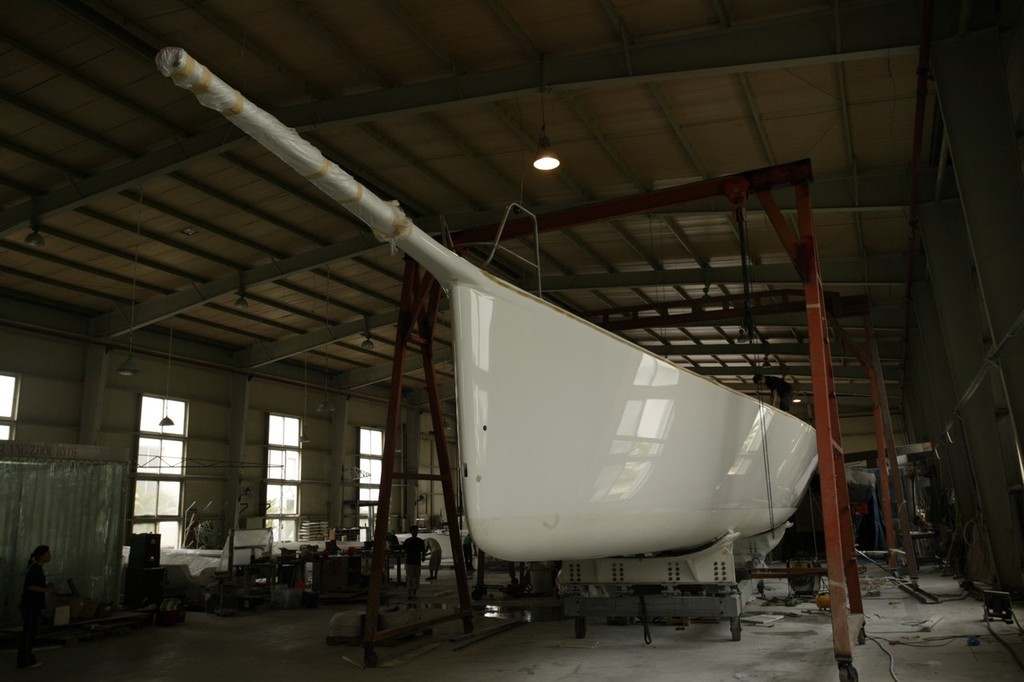 New Alfa Romeo 70’ at McConaghy’s China yard.  © Guy Nowell http://www.guynowell.com