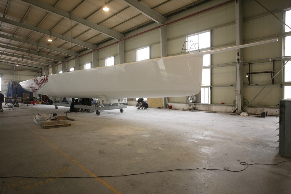 New Alfa Romeo 70’ at McConaghy’s China yard.  © Guy Nowell http://www.guynowell.com