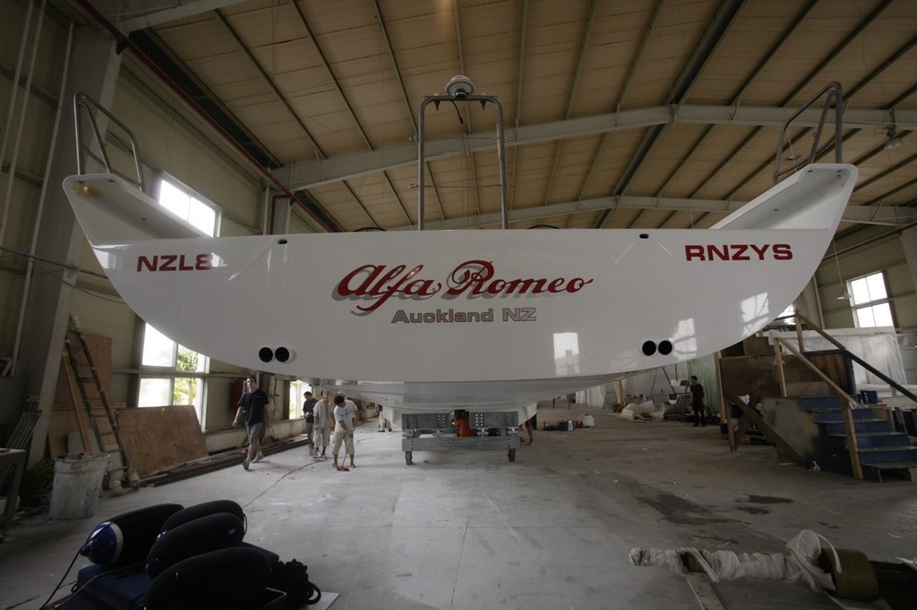 New Alfa Romeo 70’ at McConaghy’s China yard.  © Guy Nowell http://www.guynowell.com