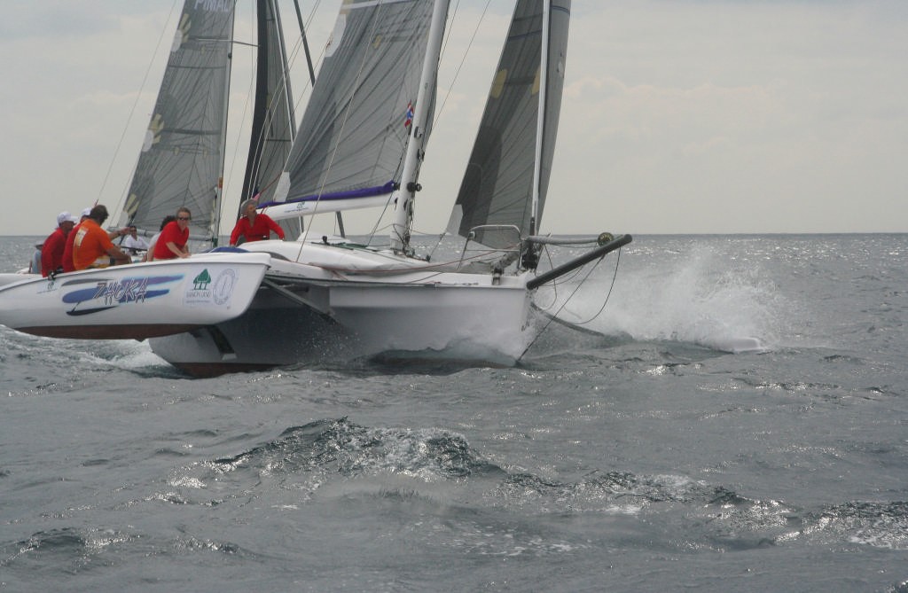 Phuket King's Cup 2008, Corsair 36 Zhuka photo copyright Sail-World.com /AUS http://www.sail-world.com taken at  and featuring the  class