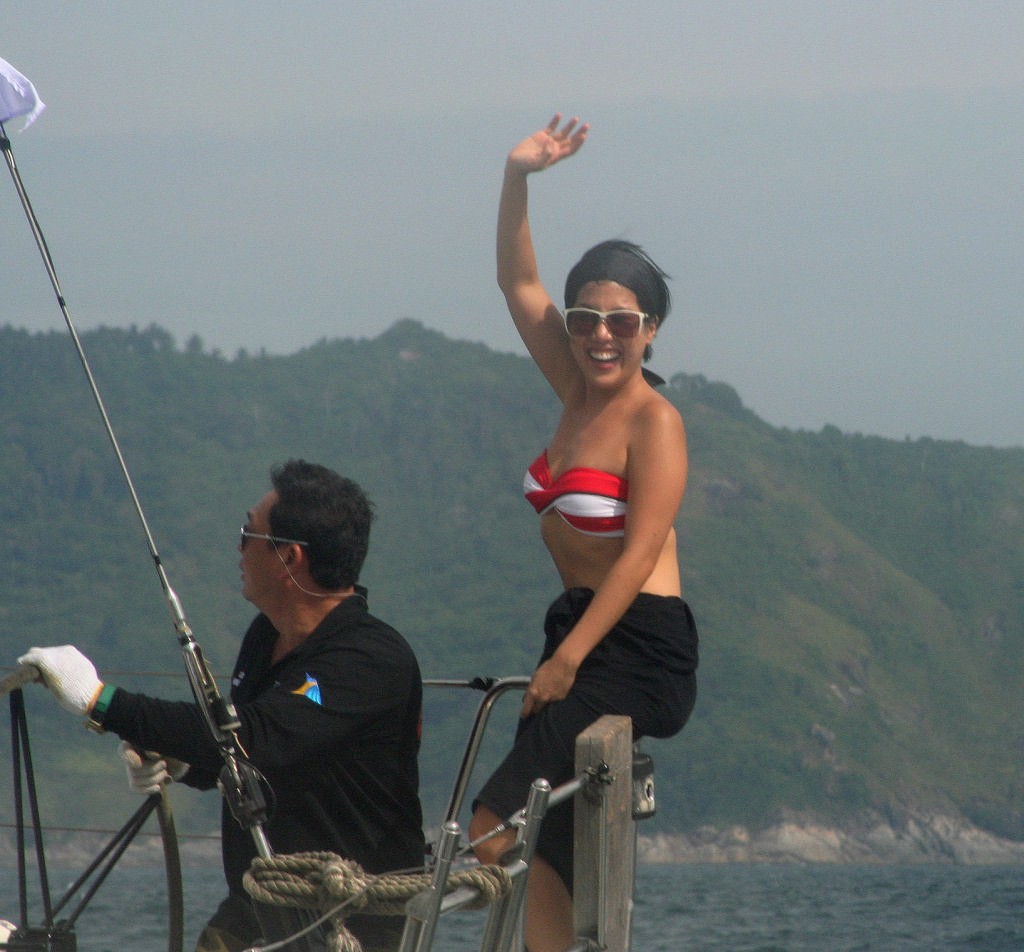 Phuket King's Cup 2008, Enjoying the day on Lowanna photo copyright Sail-World.com /AUS http://www.sail-world.com taken at  and featuring the  class