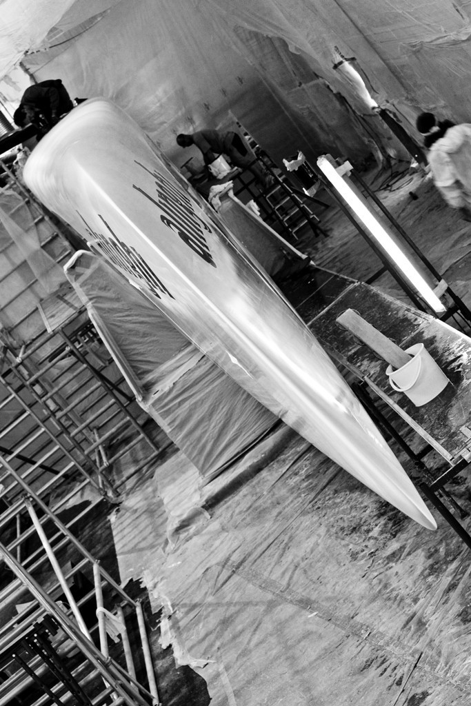 Alinghi 5 features very slim ``wave piercing hulls`` photo copyright Carlo Borlenghi/ Alinghi http://www.alinghi.com taken at  and featuring the  class