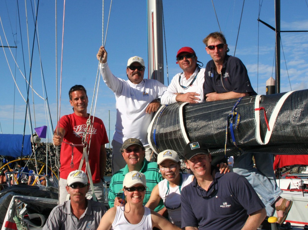 Arajilla, the leader in IRC and her crew - Day 3 of Meridien Marinas Airlie Beach regatta photo copyright Sail-World.com /AUS http://www.sail-world.com taken at  and featuring the  class