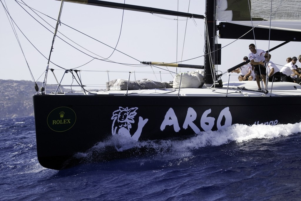 Argo surfs in the Maxi Yacht Rolex Cup © Rolex