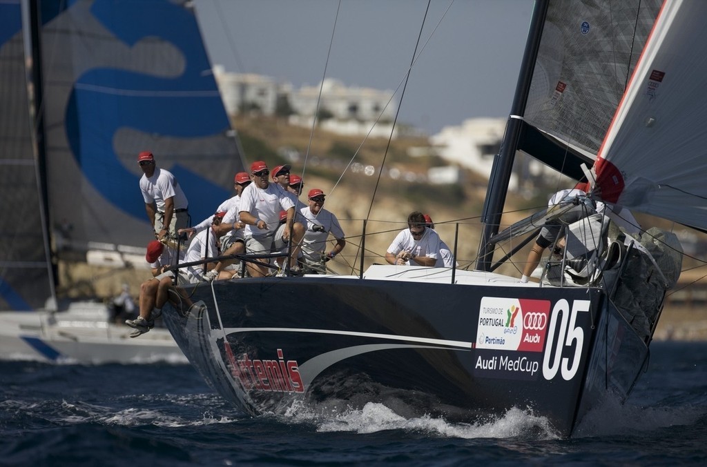 Artemis racing in the TP52 fleet in the Coastal Race of the Audi MedCup, Portugal Trophy © Richard Walch/ Audi MedCup http://www.medcup.org