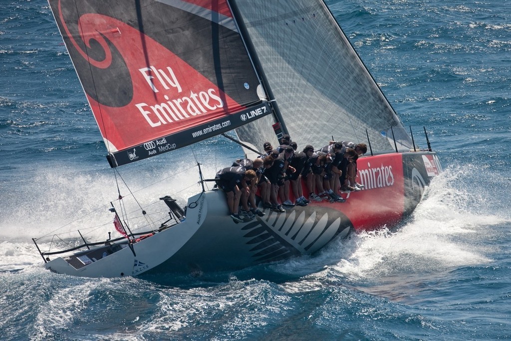 TP52 Race 5 Emirates Team New Zealand on Day 2 of the Audi MedCup photo copyright Ian Roman/Audi MedCup http://2008.medcup.org/home/ taken at  and featuring the  class