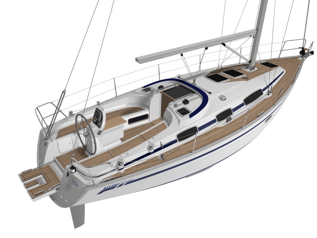 Bavaria 34 Cruiser rendering photo copyright North South Yachting http://www.northsouthyachting.com.au taken at  and featuring the  class