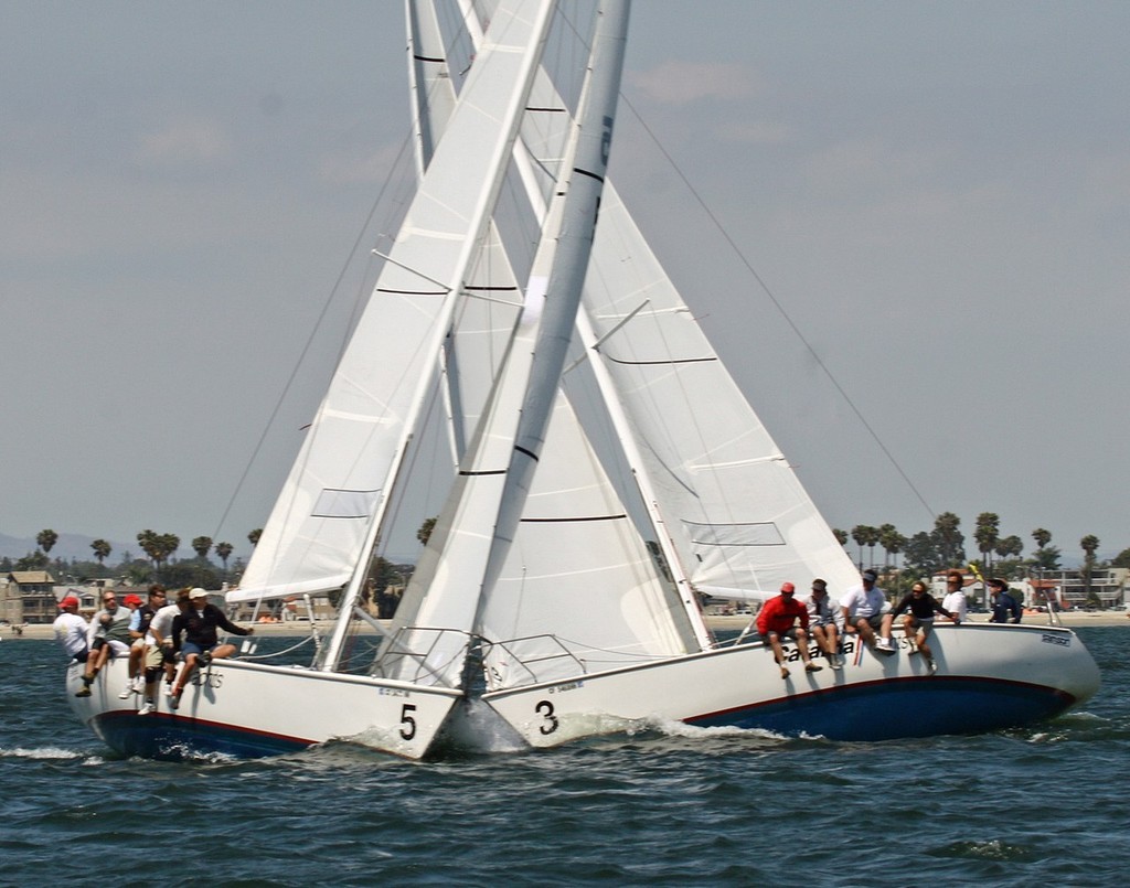 Close racing (very close) was the order of the day during the 2009 Butler Cup. - Butler Cup © Rick Roberts 
