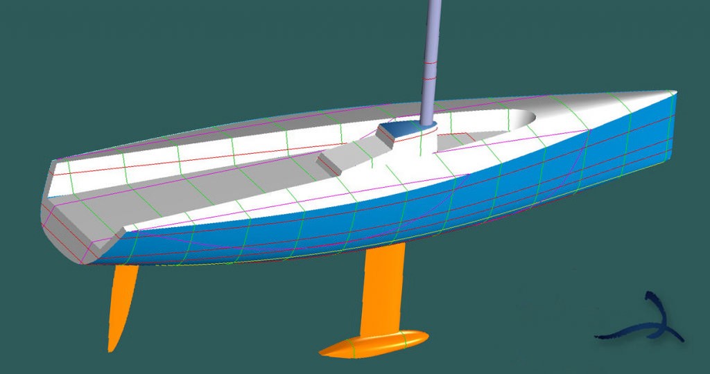 The clean lines of the BW8 are apparent. photo copyright Royal Perth Yacht Club . taken at  and featuring the  class