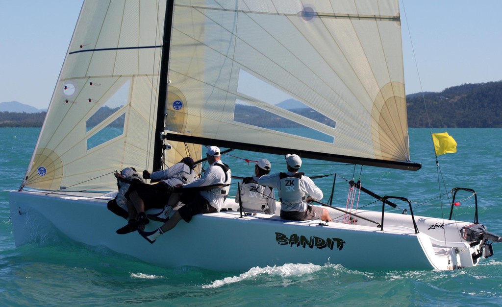 Bandit - Melges 24. Sports Boats Div day 1 Meridien Marinas Airlie Beach Race Week photo copyright Airlie Beach Race Week media 2012 taken at  and featuring the  class