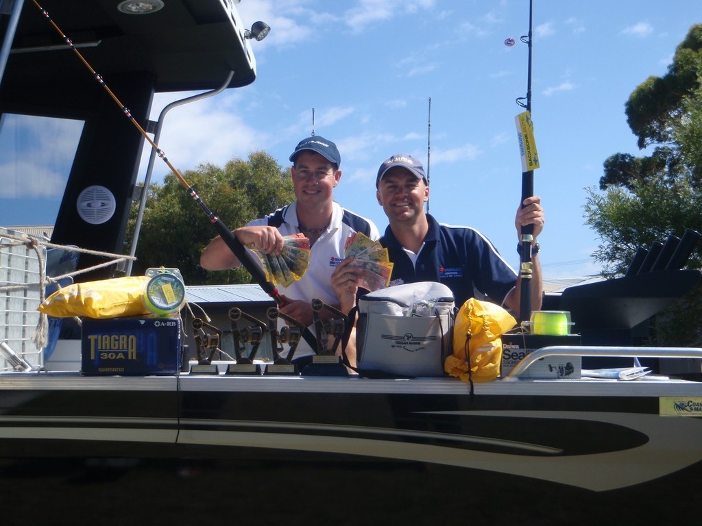 The winning crew on the 760. photo copyright MIAA taken at  and featuring the  class