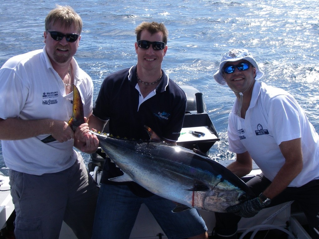 Bringing up the Blue Fin. photo copyright MIAA taken at  and featuring the  class