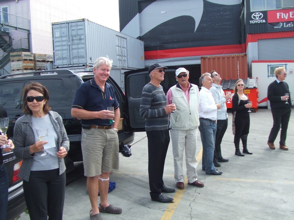 Bavaria 37 Cruiser launch line up behind Team New Zealand base - Charter Fleet expands - another Bavaria photo copyright International Marine Brokers New Zealand www.internationalmarine.co.nz taken at  and featuring the  class