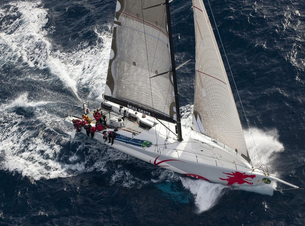 Beau Geste sailing in the Maxi Yacht Rolex Cup. Porto Cervo, 12 September 2009.  ©  Rolex / Carlo Borlenghi http://www.carloborlenghi.net