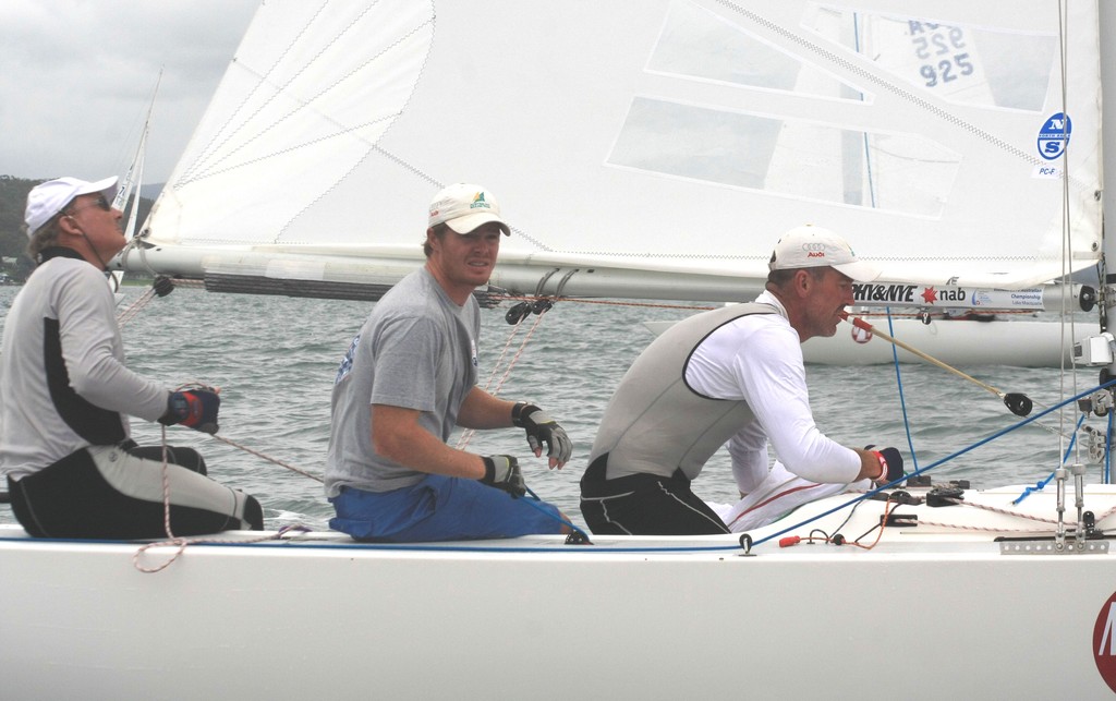 Bertrand, Slingsby and Palfrey - Winners of the Murphy & Nye 2010 Etchells Australian Championship  
 photo copyright Sail-World.com /AUS http://www.sail-world.com taken at  and featuring the  class