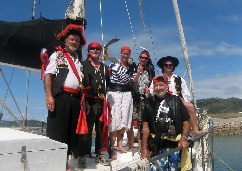 The Black Rose crew. Sunferries Magnetic Island Race Week  
 photo copyright Sail-World.com /AUS http://www.sail-world.com taken at  and featuring the  class