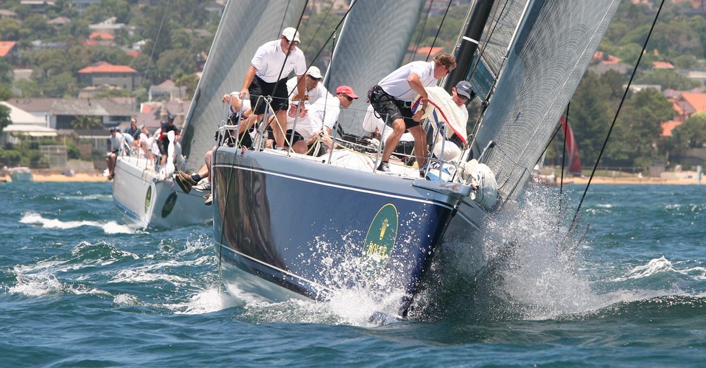 Black Jack at the top mark - SOLAS Big Boat Challenge © Crosbie Lorimer http://www.crosbielorimer.com