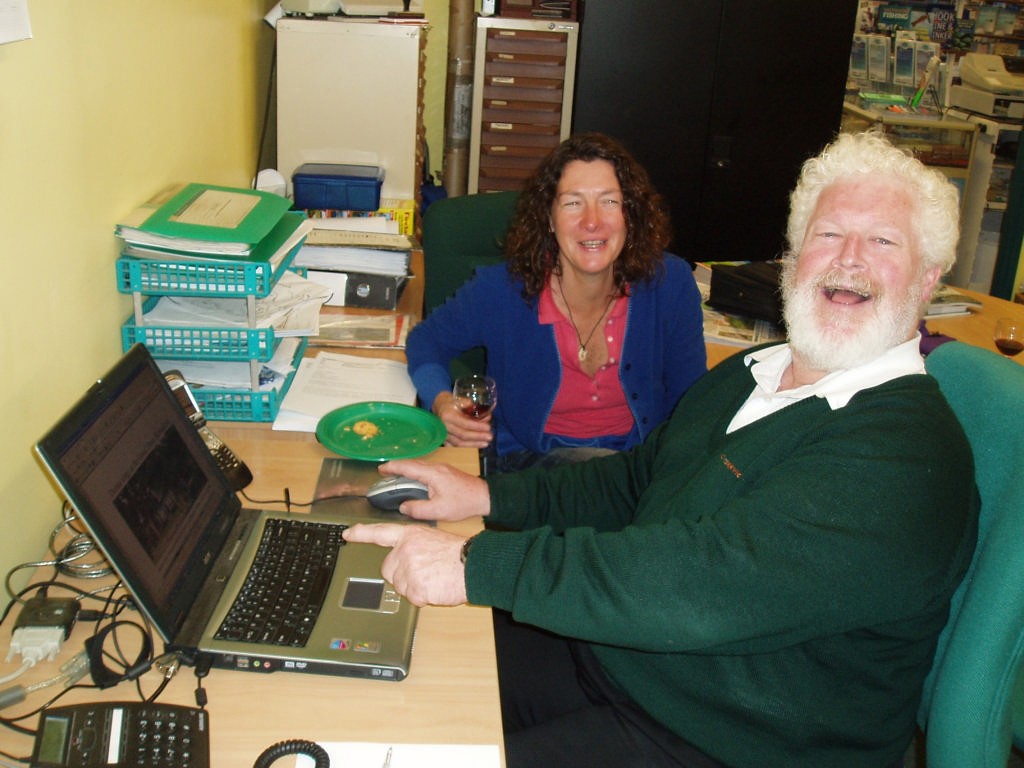 Bob McDavitt gives Donna some helpful advice photo copyright Jane Pares taken at  and featuring the  class