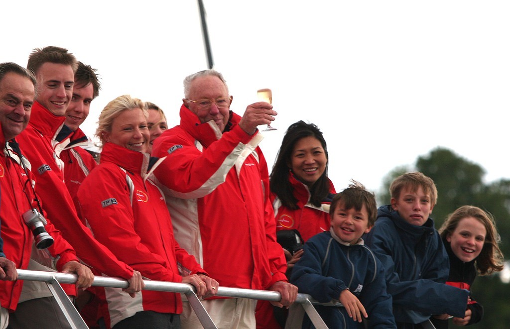 Bob Oatley raises a glass - Rolex Sydney Hobart Yacht Race 2007 © Crosbie Lorimer http://www.crosbielorimer.com