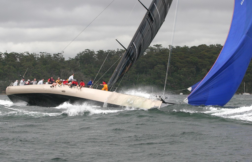Broomstick under pressure - SOLAS Big Boat Challenge © Crosbie Lorimer http://www.crosbielorimer.com