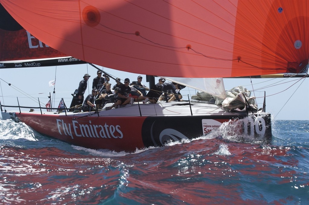 Emirates Team New Zealand tune up for day one day one, Sardinia Trophy, Audi MedCup 21/7/2009 © Emirates Team New Zealand / Photo Chris Cameron ETNZ 